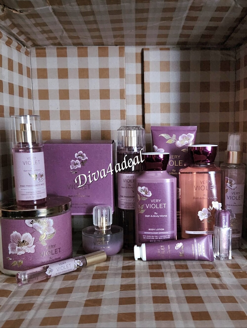 Bath & Body Works VERY VIOLET 11PC Collection Set Bundle